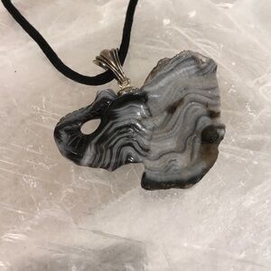 Elephant carved necklace